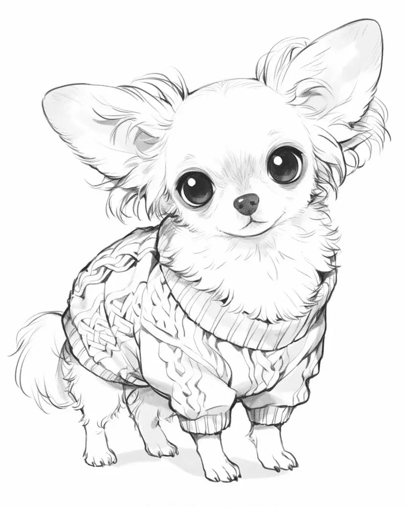 Chihuahua en Pull