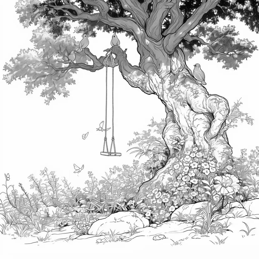 古树秋千