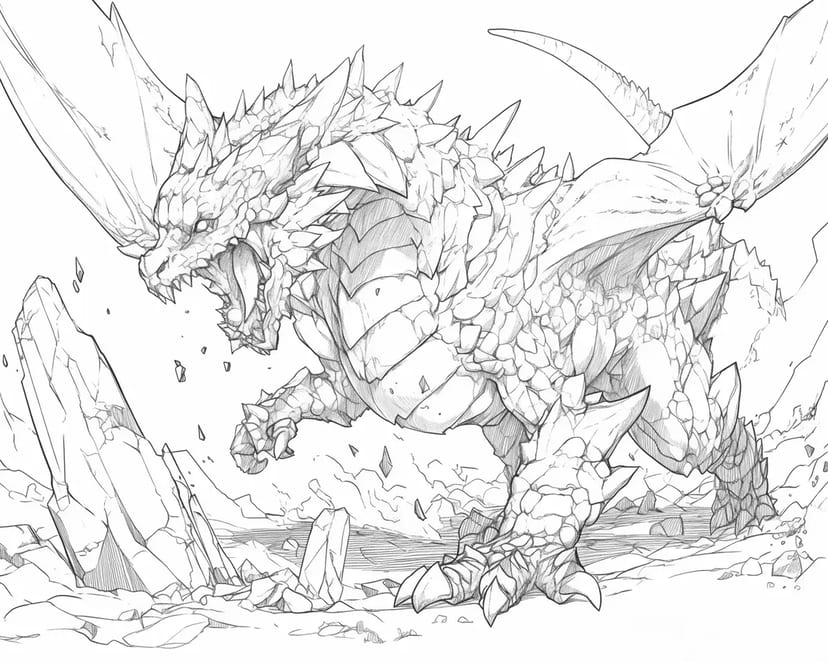 Poderoso Dragón de Piedra