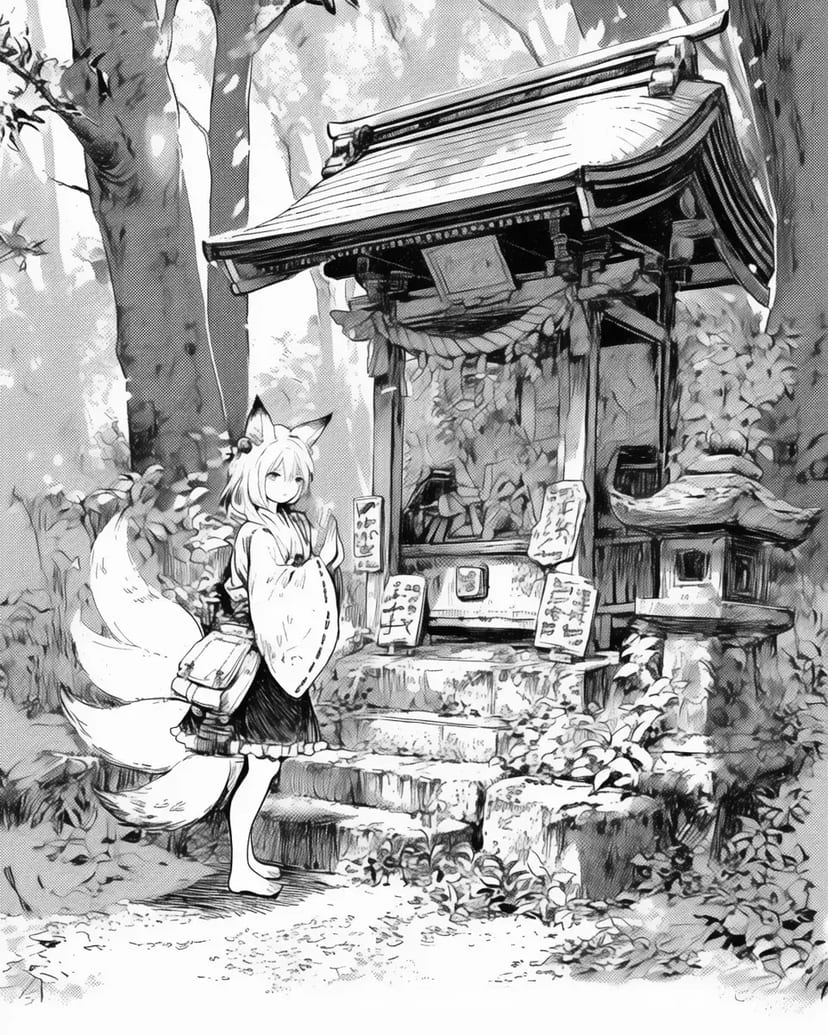 Renard de la Forêt Mystique