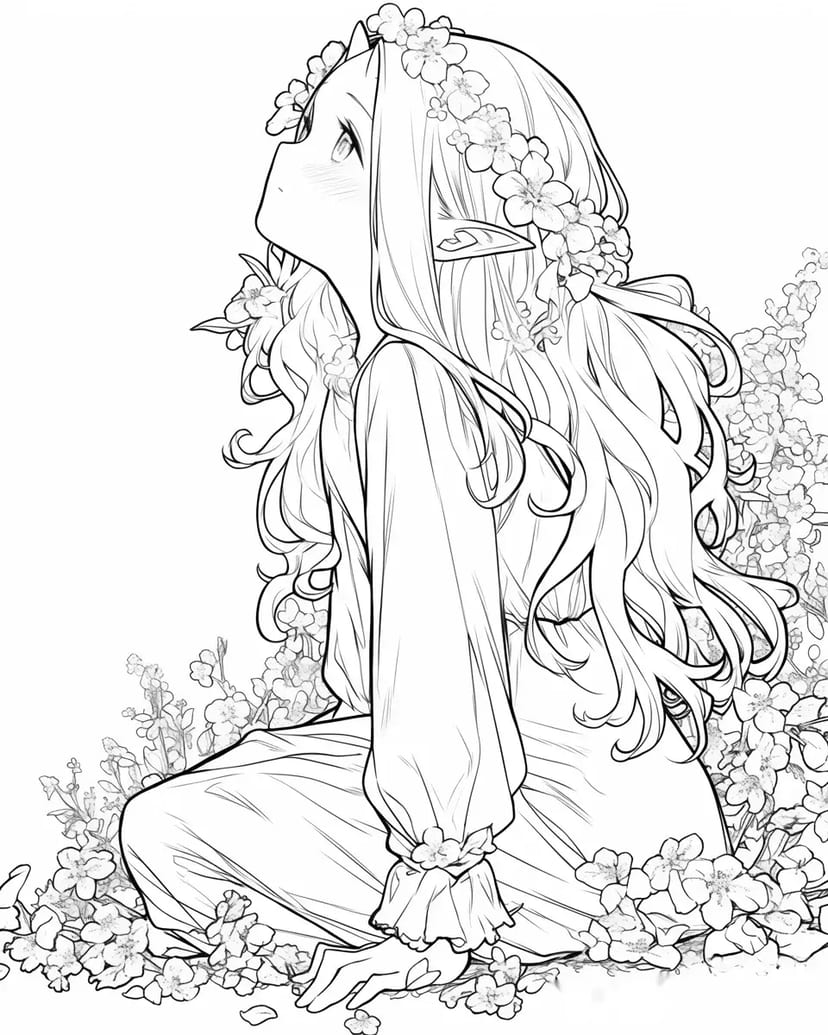 Oración Silenciosa de la Hada de las Flores