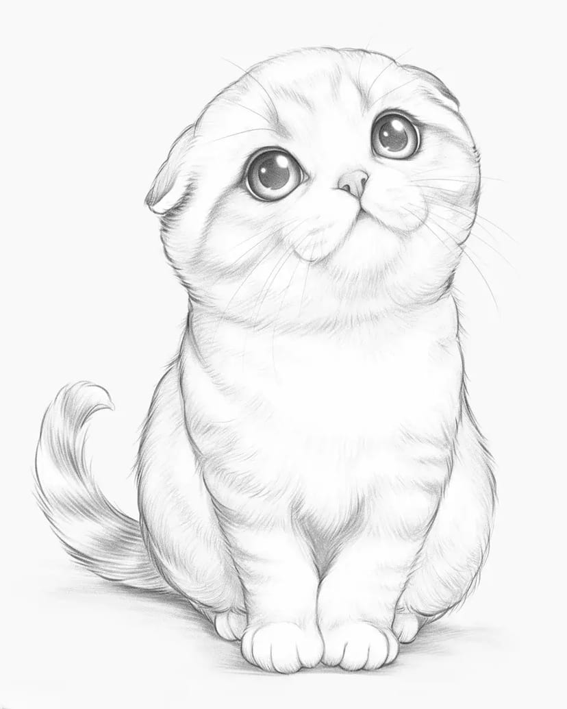 可爱的折耳猫小猫