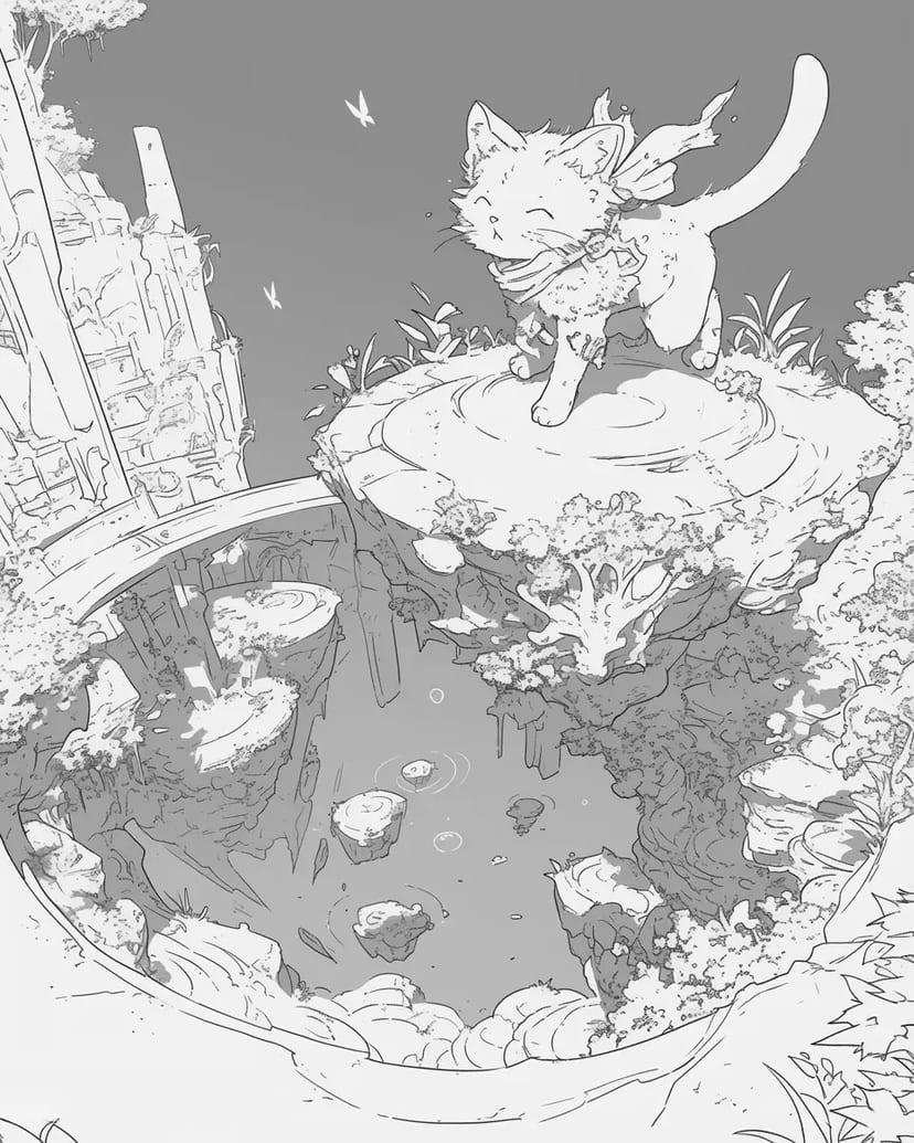 El Gato Mágico y la Aventura de las Islas Flotantes