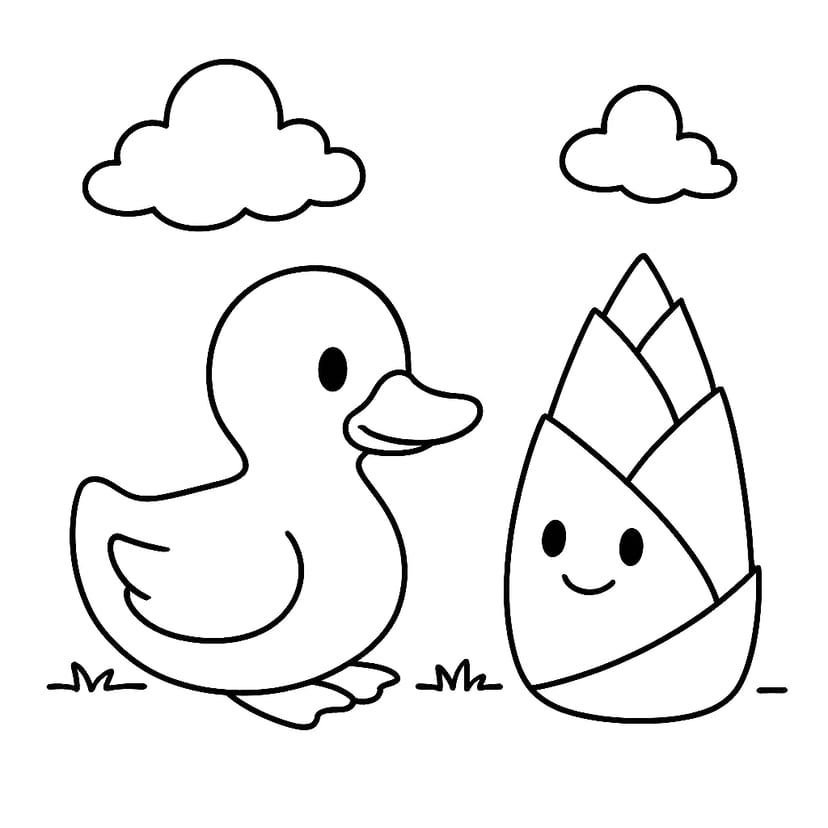 Rencontre du Canard et du Pousse de Bambou