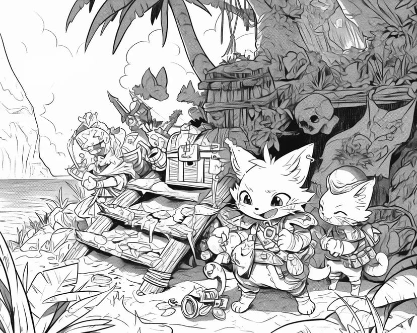 Cats' Treasure Hunt