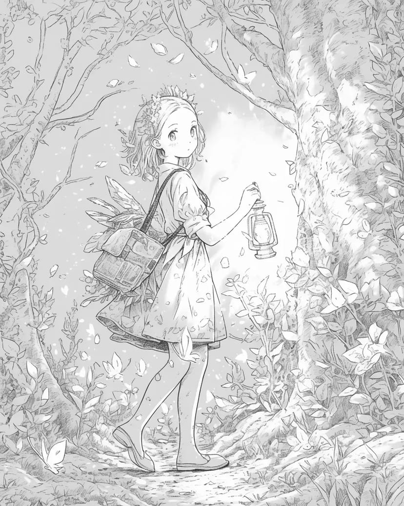 La Fille de la Forêt Mystérieuse