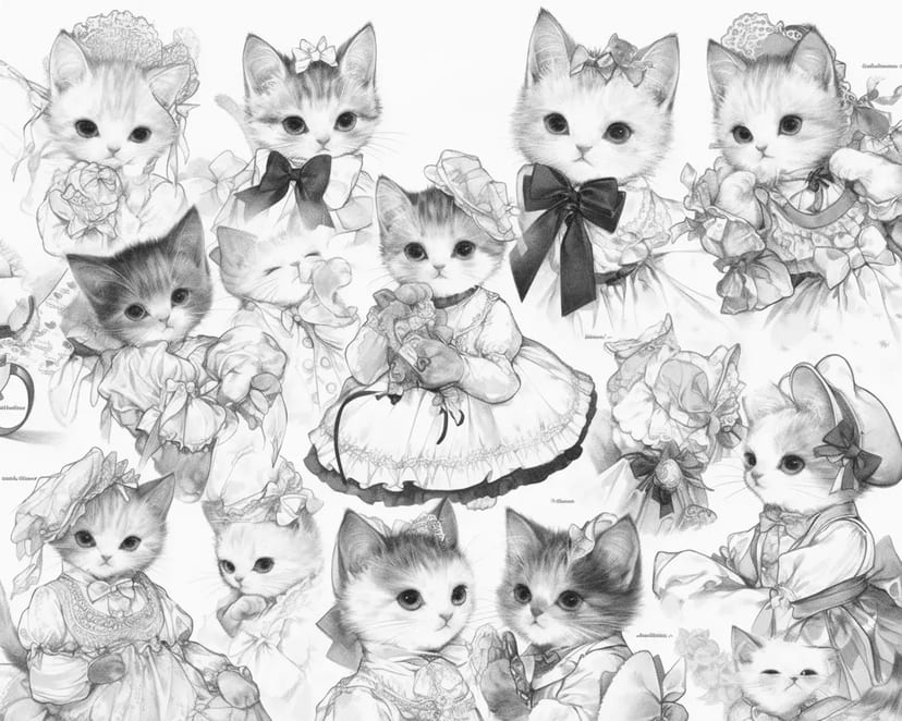 Baile de Gatitos Adorables