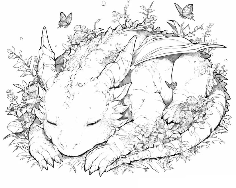 Dragón Durmiendo en Paz