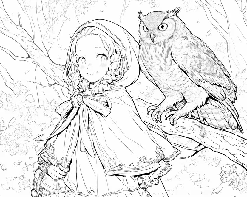 La Lechuza y la Niña del Bosque