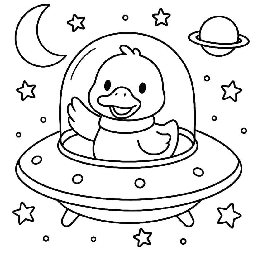 Canard Voyageur de l'Espace