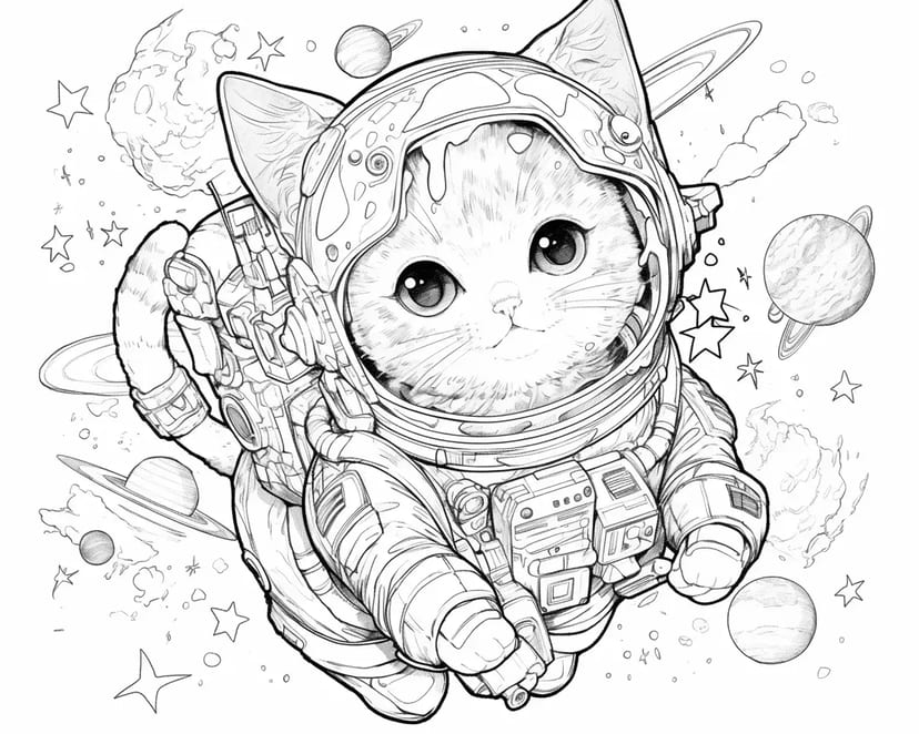 Chat Astronaute