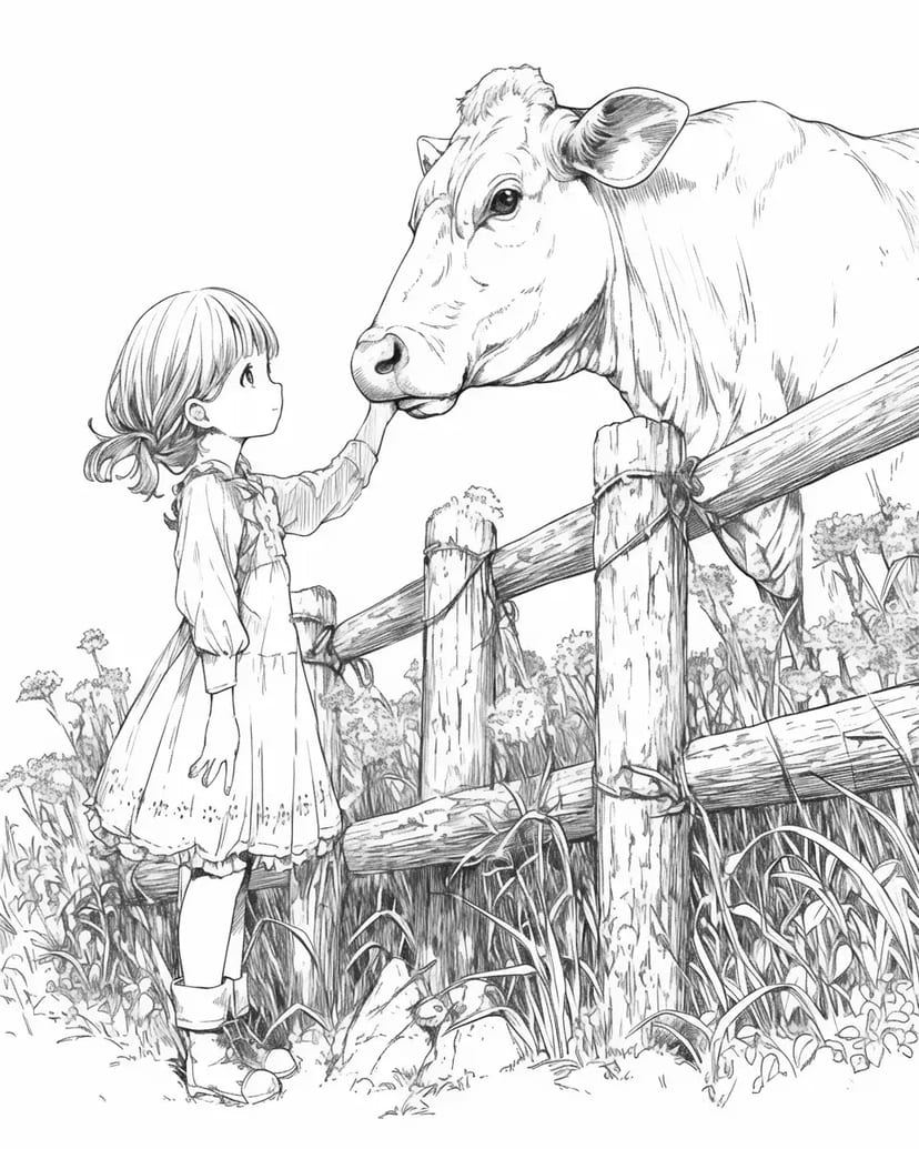 Conexión entre Niña y Vaca