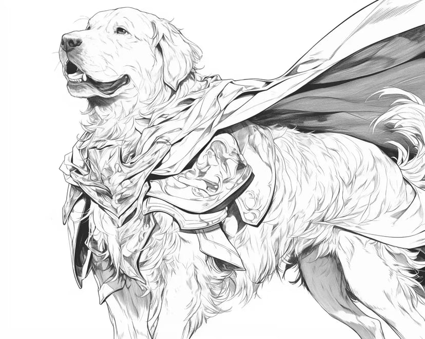 Perro Caballero Valiente