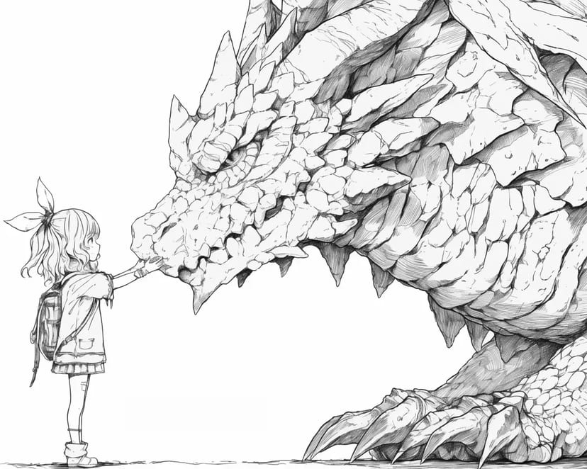 La Rencontre de la Fille et du Dragon