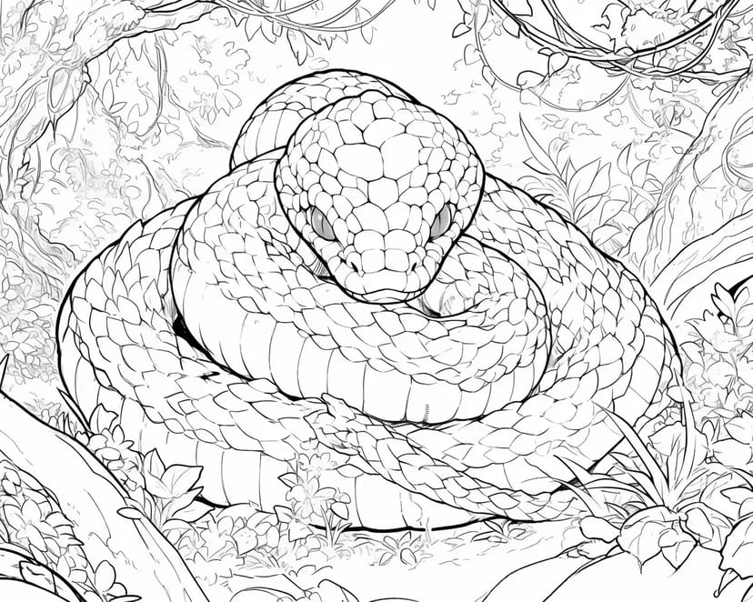 La Serpiente del Bosque Encantado