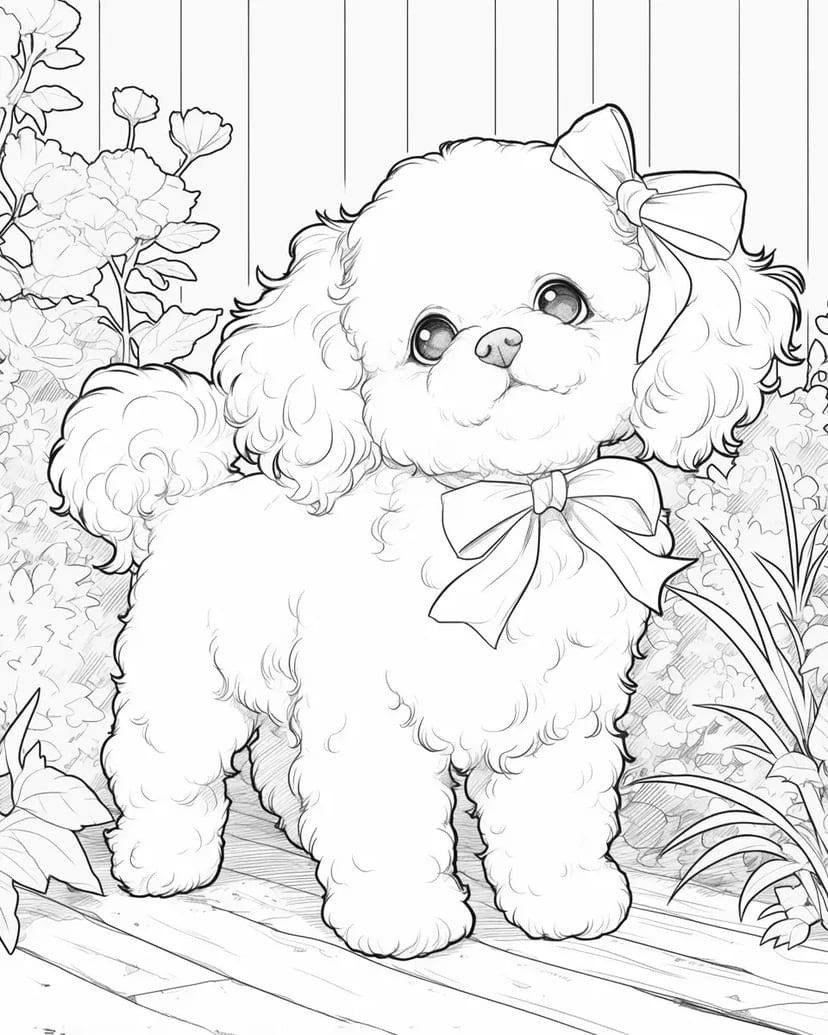 时尚贵宾犬