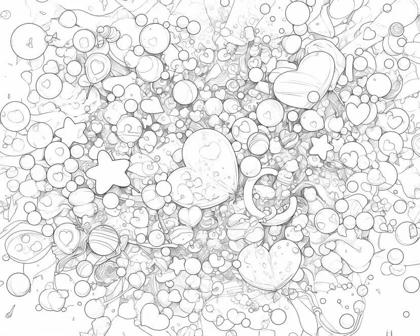 A World of Floating Hearts and Stars