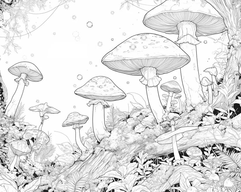 Bosque de Hongos Gigantes