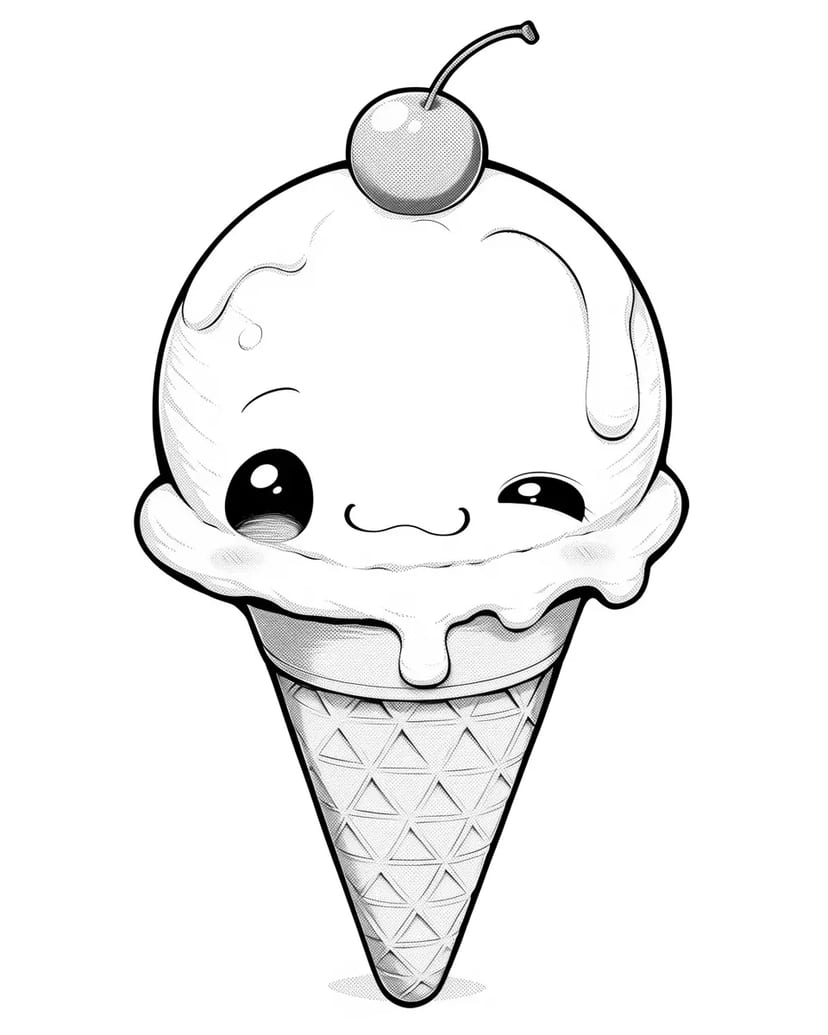 Cono de Helado Guiñando