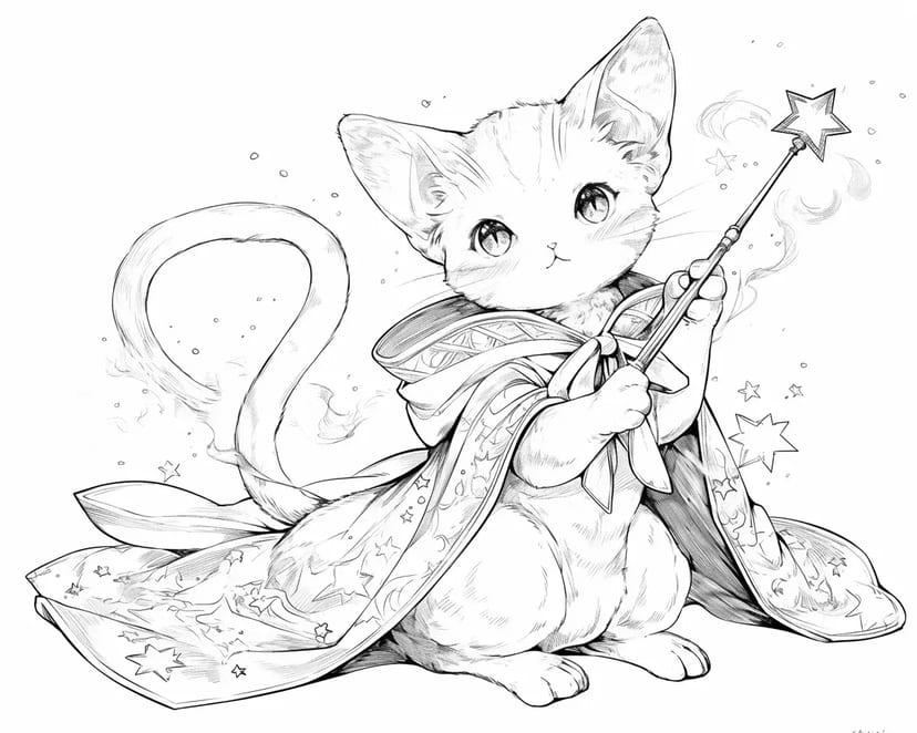 Chaton Sorcier