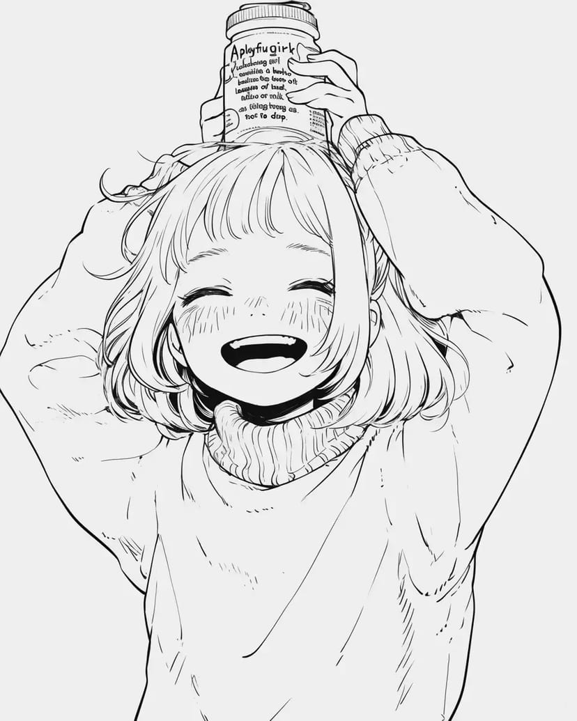 Niña Sonriente con Mermelada