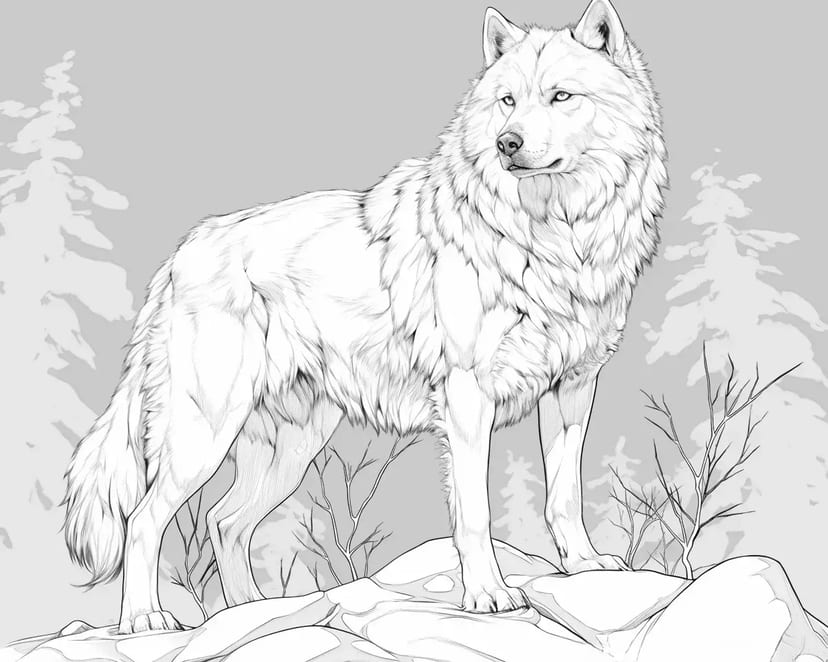 Loup Majestueux