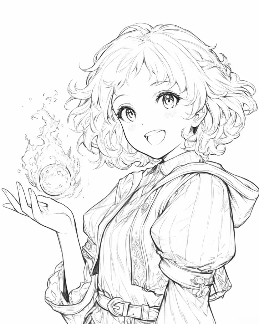 Aventure d'une Jeune Magicienne