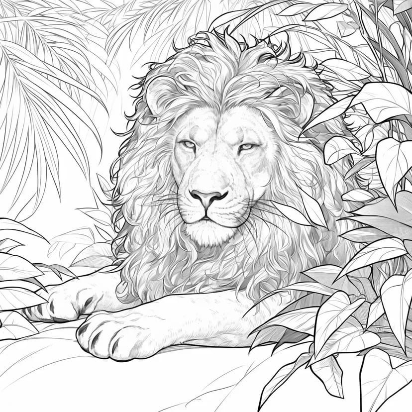 Lion de la Jungle