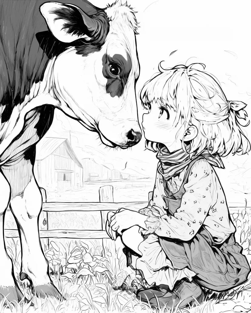 La Fille et le Veau