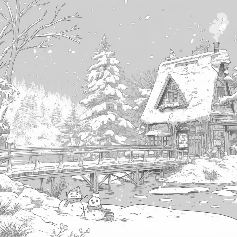 Magical Winter Village