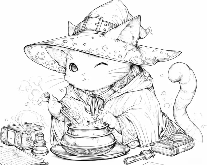 魔法使い猫の冒険