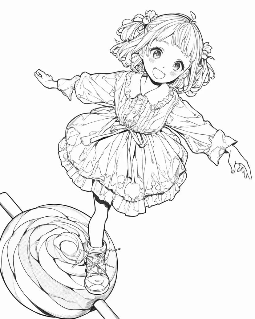 Joyful Balance Girl