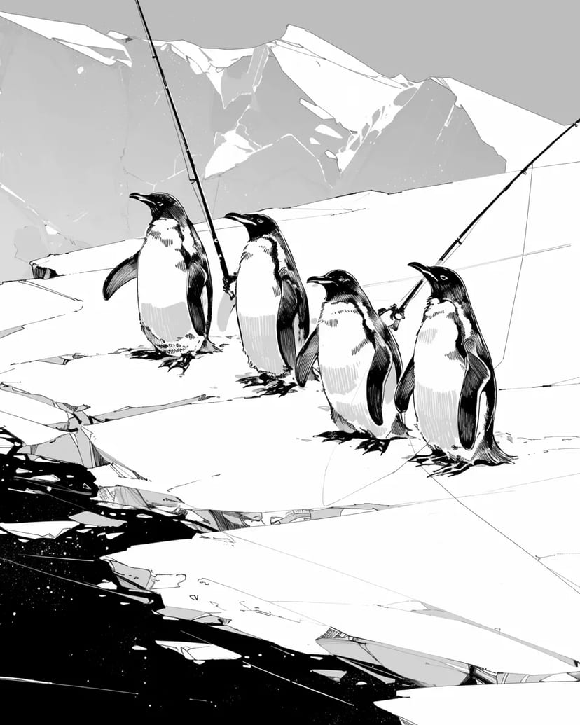 Journée de Pêche des Manchots
