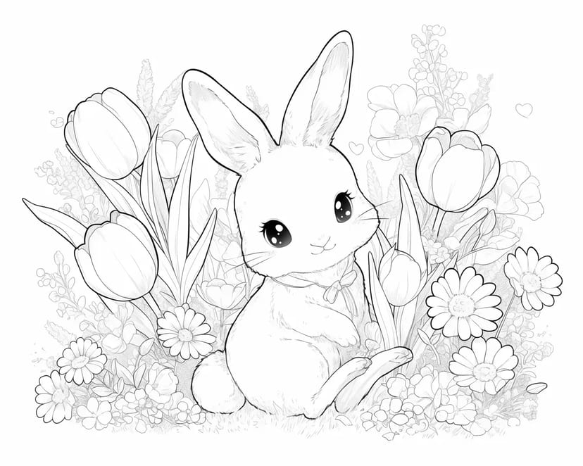 Lapin du Pré Printanier