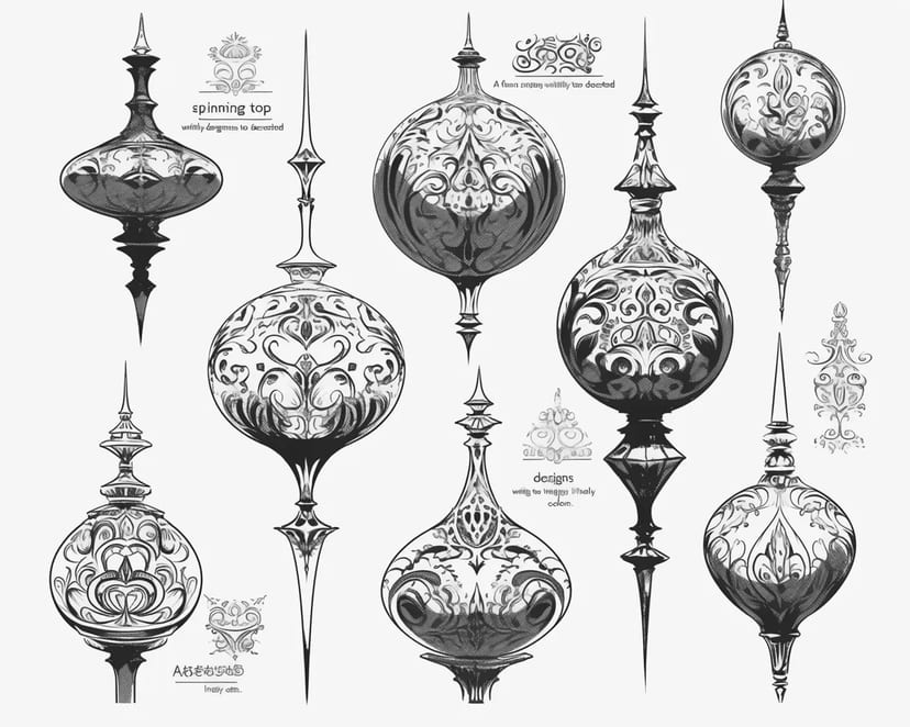 Hermosos Trompos Decorativos