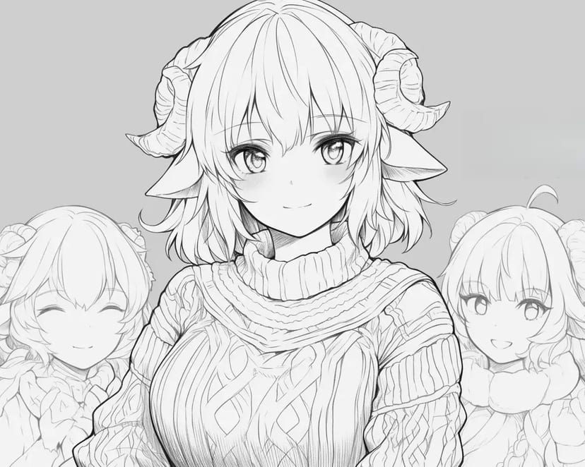 Gentille Fille Mouton