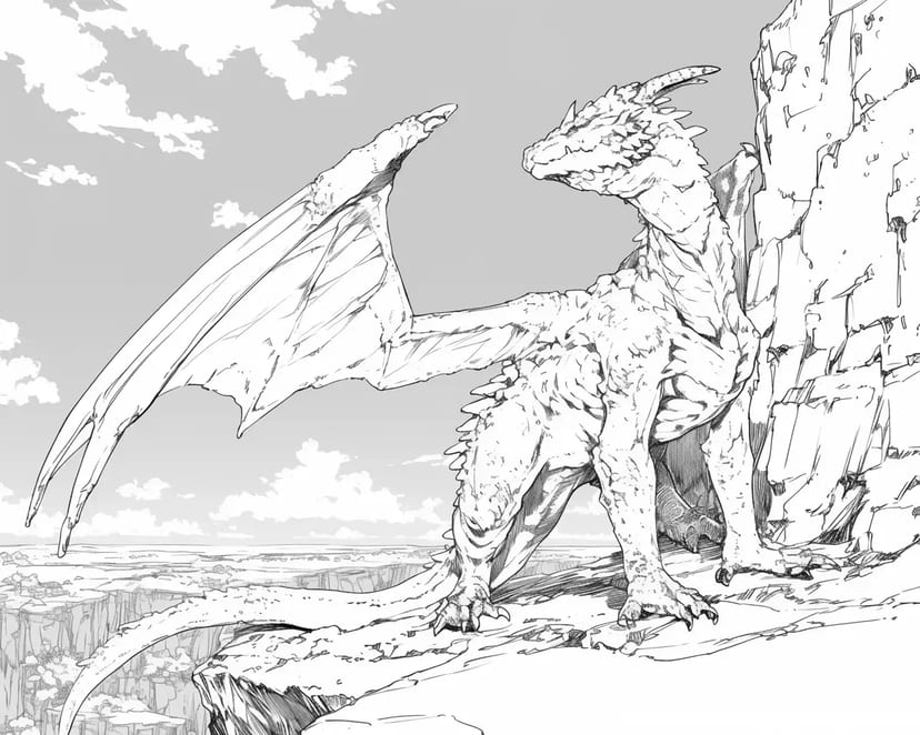 Dragón Vigilando el Desierto