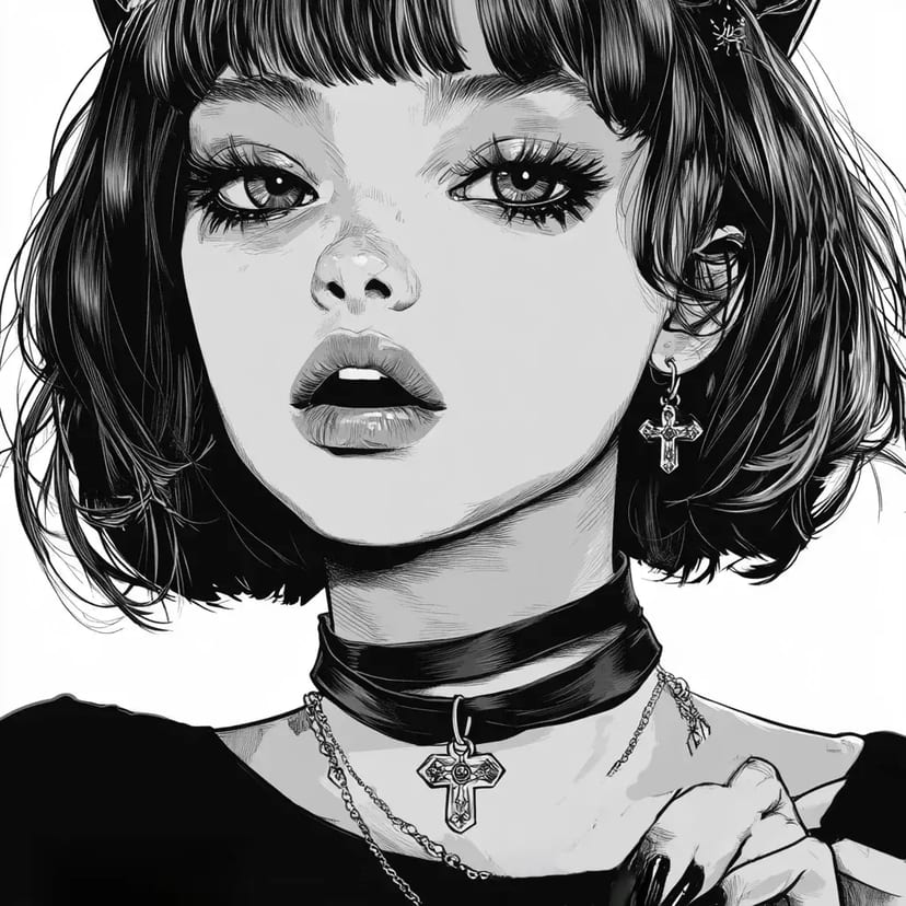 Retrato de una Chica Gótica