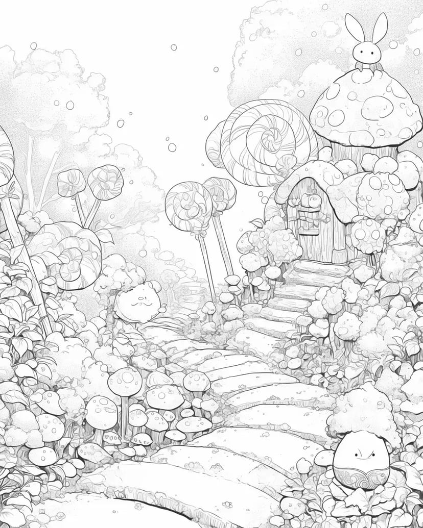 Little House in the Candy Forest