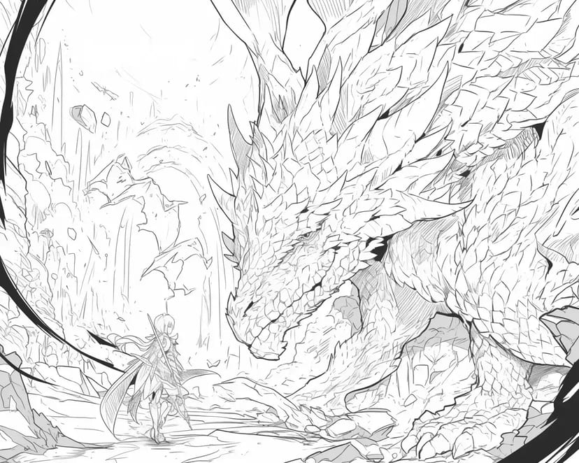 Dragon Guarding the Dimension