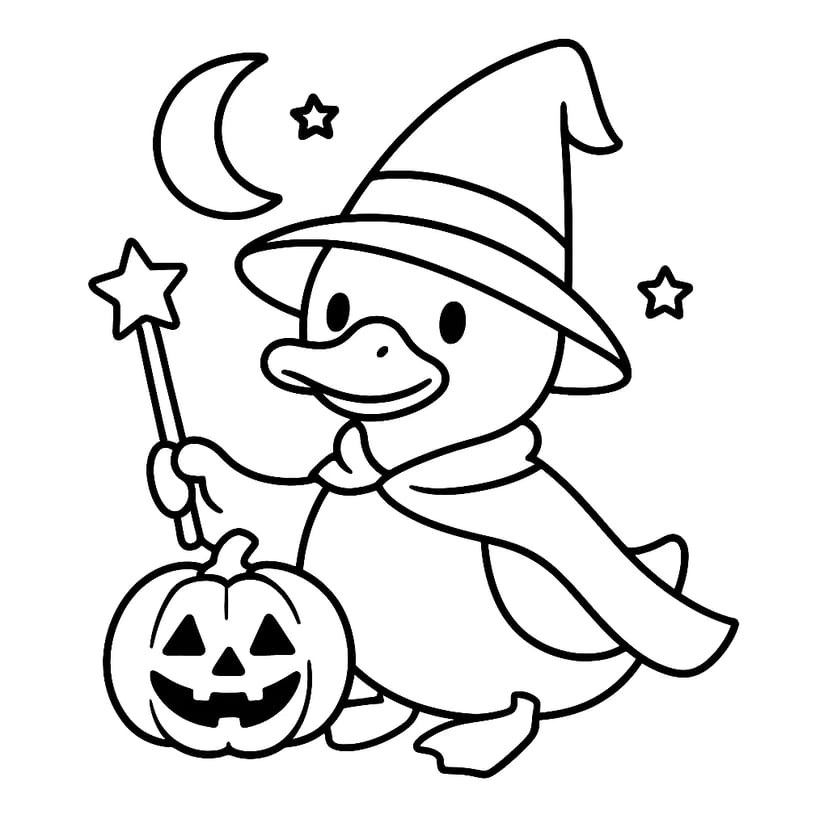 Canard Sorcier et Halloween