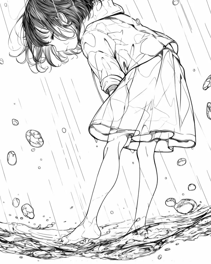 Girl in the Rain