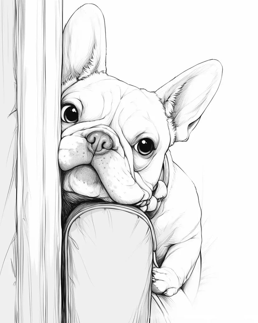 Bouledogue Français Caché