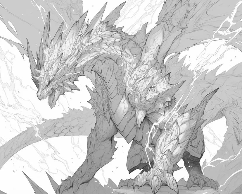 雷のドラゴン
