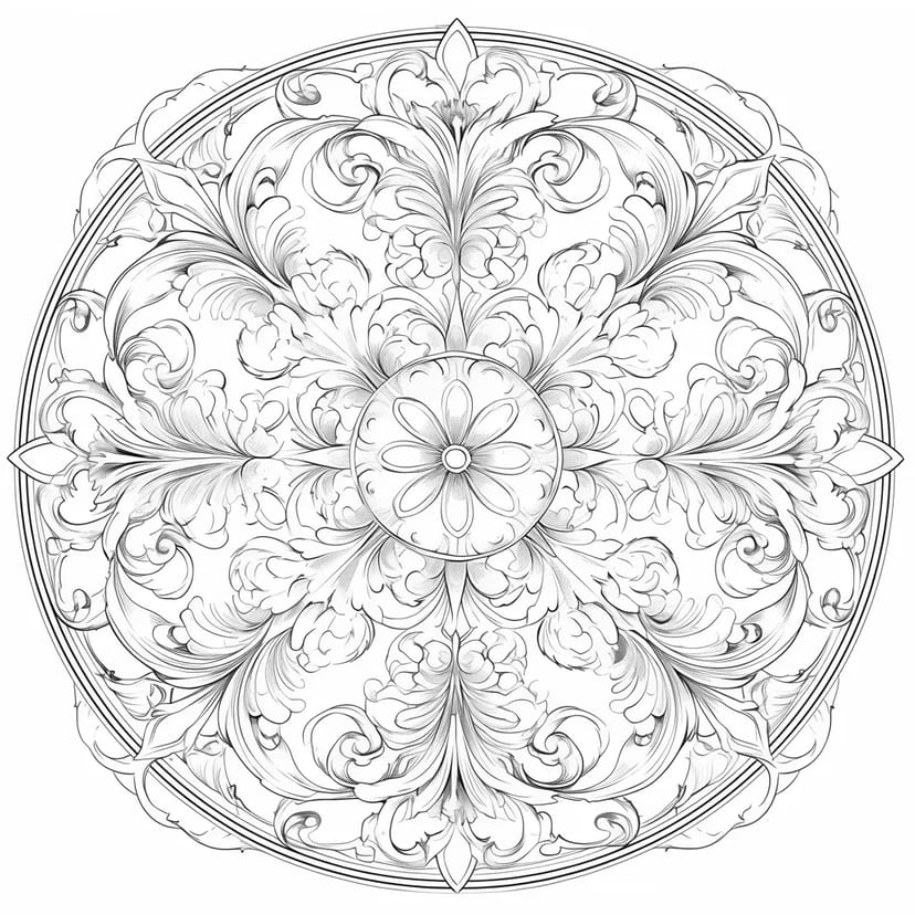 Graceful Lace Mandala