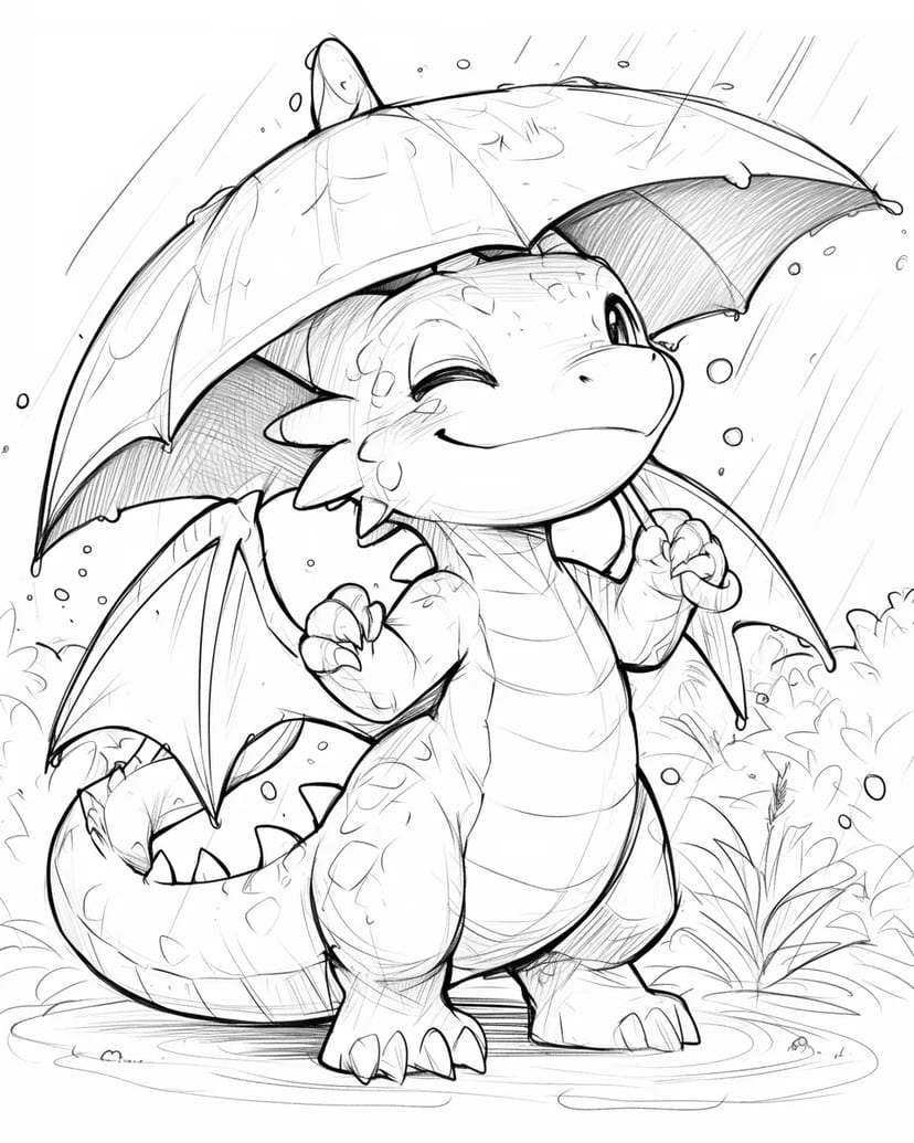 雨天的小龙