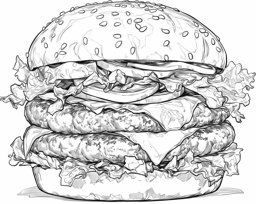 Delicious Looking Burger