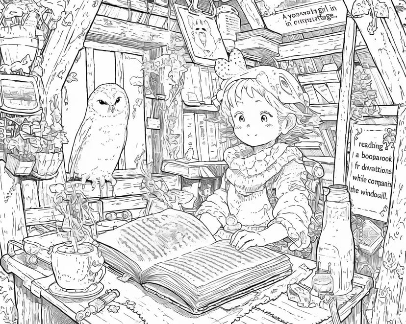 Tiempo de Lectura en una Cabaña Acogedora