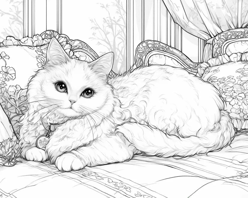 Chat Ragdoll Relaxant
