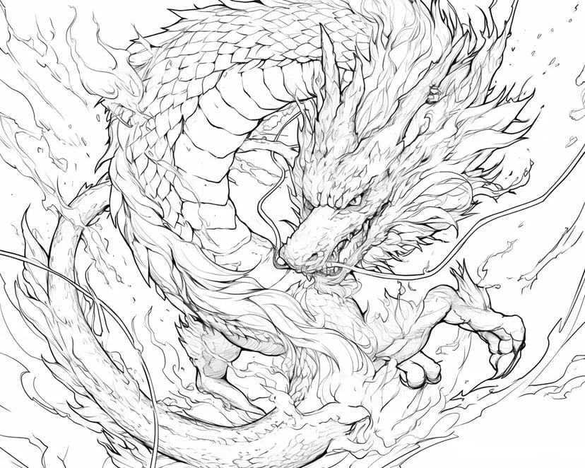 炎のドラゴン